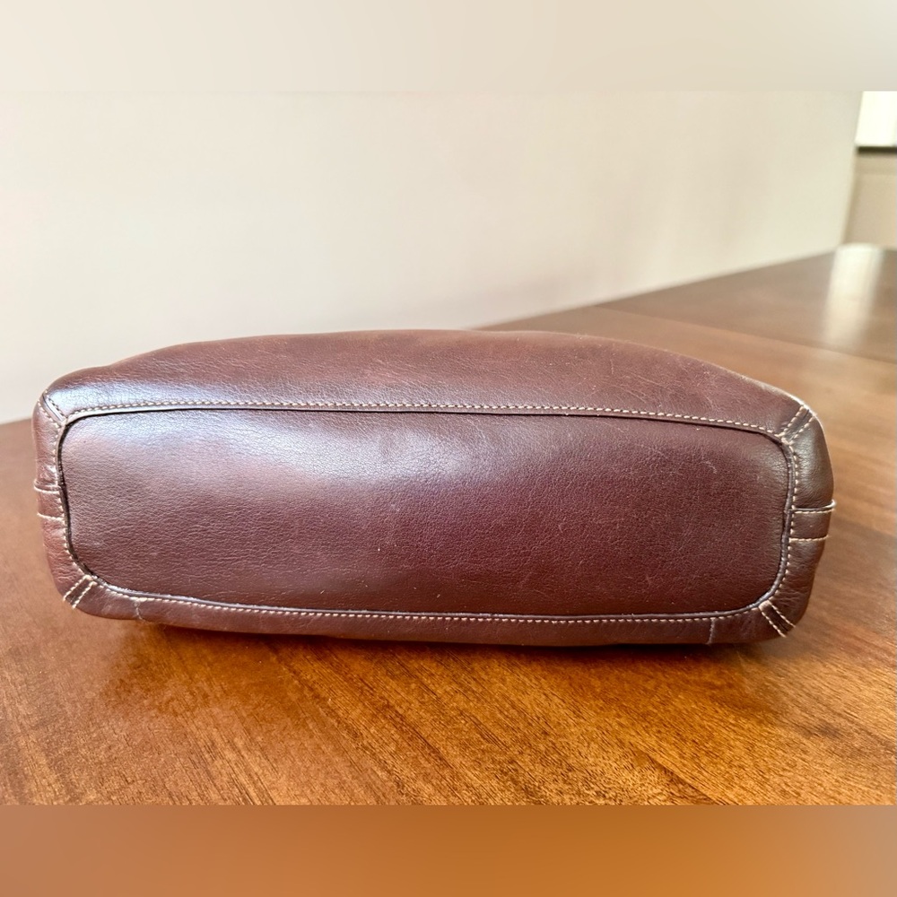 ‼️SOLD ‼️Vintage Coach East West Legacy Shoulder Bag in Mahogany Y2K 2006 - Picture 7 of 15